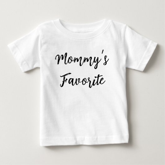 ママのお気に入り - かわいいシンプルキッズ ベビーTシャツ (正面)