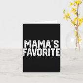 ママのお気に入り 面白い祖父母と孫のヴィンテージ カード (黄色い花)