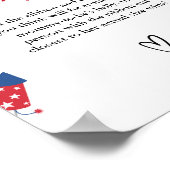 ママのお腹の大きさ4位赤ちゃんシャワーゲーム ポスター (角)