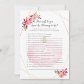 ママのかぼちゃを知る赤ちゃん最高ののシャワー浴び 招待状 (正面)