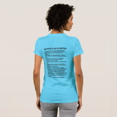 ママのくまかTourettesは形容詞ではないです Tシャツ (裏面フル)