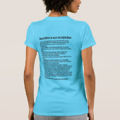ママのくまかTourettesは形容詞ではないです Tシャツ (裏面)