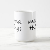 ママのことが一番!初めての母の日 新米ママ コーヒーマグカップ (中央)