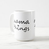 ママのことが一番!初めての母の日 新米ママ コーヒーマグカップ (正面左)