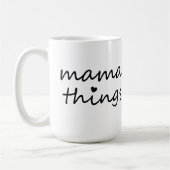ママのことが一番!初めての母の日 新米ママ コーヒーマグカップ (左)