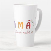 ママのことわざコーヒーマグ カフェラテマグ (右アングル)