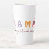 ママのことわざコーヒーマグ カフェラテマグ (正面)