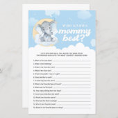 ママのことを一番よく知っている青い象ゲーム (正面/裏面)