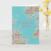 ママのこと大好きよお母さん幸せの日！インイタリアン カード (黄色い花)