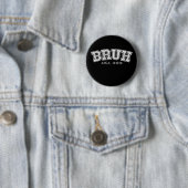 ママのことBruhって呼ぶ人へ おもしろママ 母の日 レトロ ヴィンテージ 缶バッジ (インサイチュ)