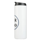 ママのために新しいお母さんここにロゴを追加 タンブラー (回転右)