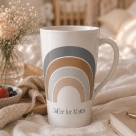 ママのためのコーヒーレインボーマグ カフェラテマグ