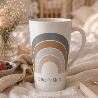 ママのためのコーヒーレインボーマグ カフェラテマグ