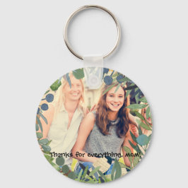 ママのためのボタンキーチェーンギフト キーホルダー