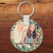 ママのためのボタンキーチェーンギフト キーホルダー (正面)