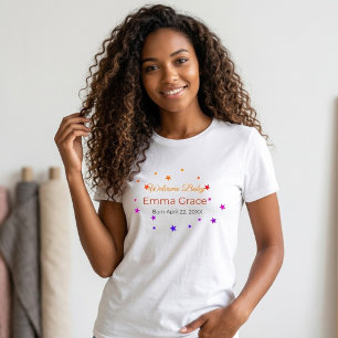ママのためのミニマリストベビーシャワーのTシャツ - カスタムママ Tシャツ