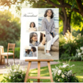 ママのためのメモリー葬儀ミニマル写真コラージュ ポスター