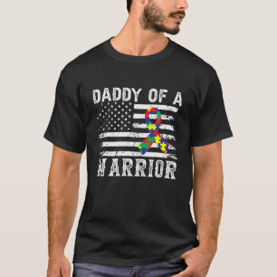 ママのための戦士の自閉症意識のパパパパキ Tシャツ