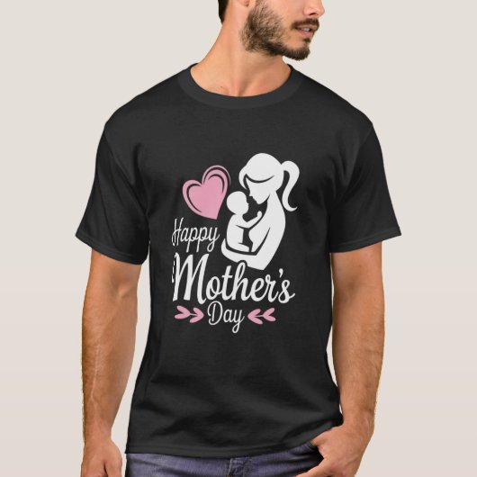 ママのための母の日ウエア - Mama Mom Mo Tシャツ (正面)