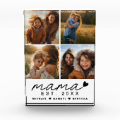 ママのための母の日4枚の写真 フォトブロック (正面)