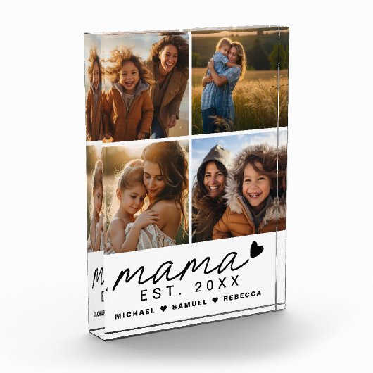 ママのための母の日4枚の写真 フォトブロック (左)