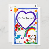 『ママのための芸術』 カスタマイズ  ポストカード (正面/裏面)