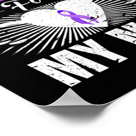 ママのてんかん啓発のために紫を着る コスチューム ポスター (角)