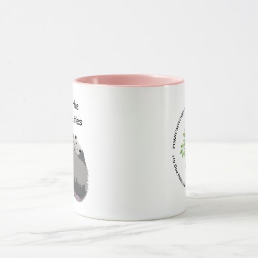 ママのふくろねずみ及び家族のマグ マグカップ (中央)