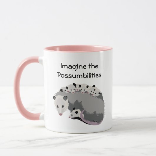 ママのふくろねずみ及び家族のマグ マグカップ (左)