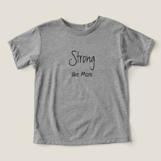 ママのように強くTシャツ (デザイン正面)