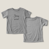 ママのように強くTシャツ (デザイン正面&裏面)
