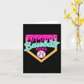 ママのアイスクリームドリップ 面白い 母の日 カード (黄色い花)