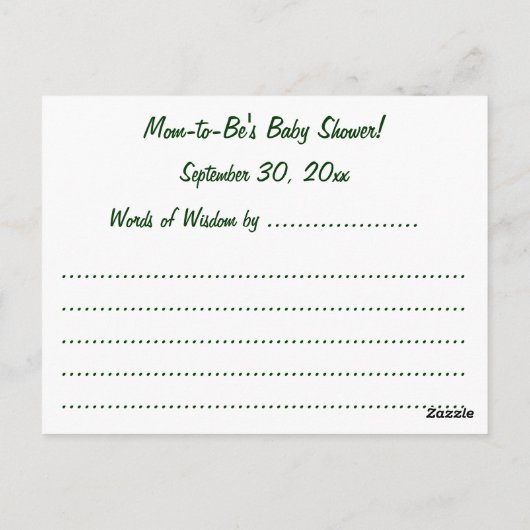 ママのアドバイスカード、ヴィンテージの子供と消防車 ポストカード (裏面)