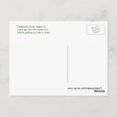 ママのアンティークロッカーハガキ – カスタマイズ -  ポストカード (裏面)