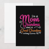 ママのアート 優しいお母さんとひ孫 シーズンカード (正面/裏面)