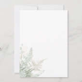 ママのカードを知る緑の赤ん最高のだシャワー 招待状 (裏面)