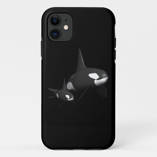 ママのクジラ Case-Mate iPhoneケース (裏面)