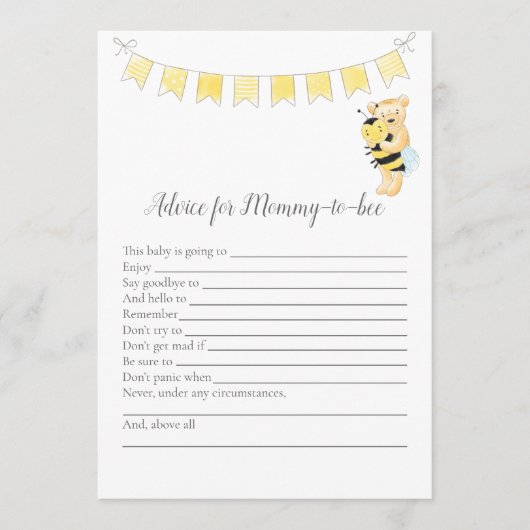 ママのゲームをする女の子テディベアカードのためのアドバイス プログラム (正面)