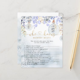 ママのゲームを知っているクリスマスブルー最高のバブル