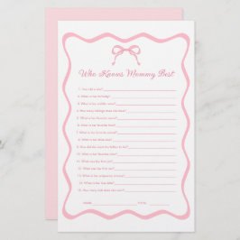 ママのゲームを知っているコケットの赤ちゃん最高ののシャワーを弓