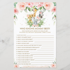 ママのゲームを知っているジャングルの動物最高ののフローラ