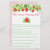 ママのゲームを知っているストロベリーピンク最高のフローラ (正面/裏面)