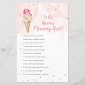 ママのゲームを知っているピンクのアイス最高のクリームフローラ (正面)