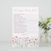 ママのゲームを知っているピンクの牧草地の最高の野花 (スタンド正面)