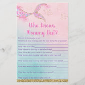 ママのゲームを知っているマーメイドピンク最高の金ゴールド (正面)