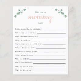 ママのゲームを知っているユーカリ最高のの赤んだ