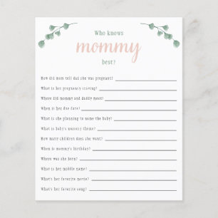 ママのゲームを知っているユーカリ最高のの赤んだ