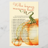 ママのゲームを知っているリトル最高のパンプキン (正面)