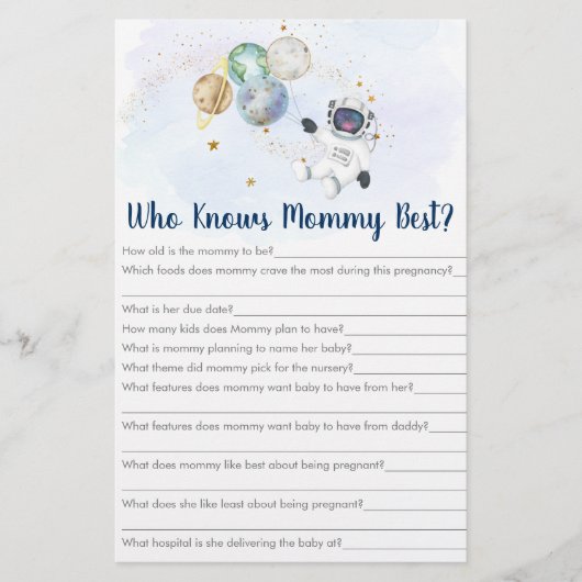 ママのゲームを知っている宇宙飛行士の最高の銀河系 (正面)