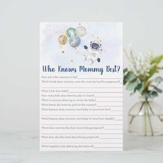 ママのゲームを知っている宇宙飛行士の最高の銀河系 (スタンド正面)